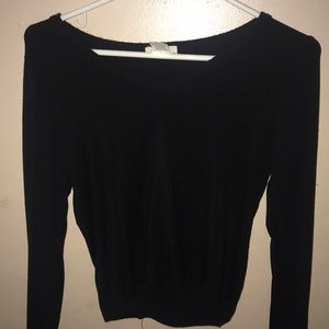 black long sleeve shirt